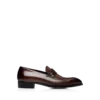 Mocasines Elkan Twisted Band de cuero bruñido y cocodrilo Mocasines Elkan Twisted Band de cuero bruñido y cocodrilo