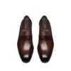 Mocasines Elkan Twisted Band de cuero bruñido y cocodrilo Mocasines Elkan Twisted Band de cuero bruñido y cocodrilo