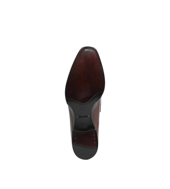 Mocasines Elkan Twisted Band de cuero bruñido y cocodrilo Mocasines Elkan Twisted Band de cuero bruñido y cocodrilo