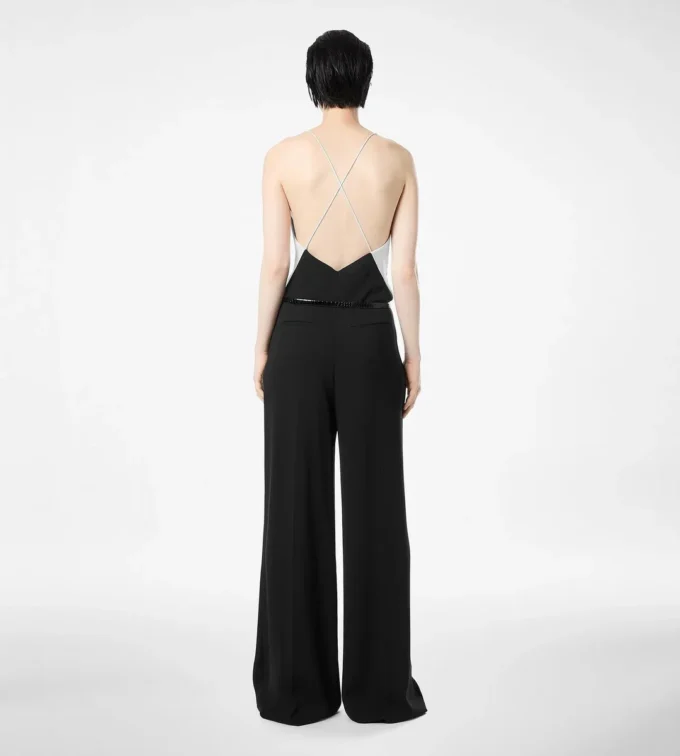 Mono camisola elástico de doble georgette Mono camisola elástico de doble georgette