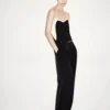 Mono camisola elástico de doble georgette Mono camisola elástico de doble georgette
