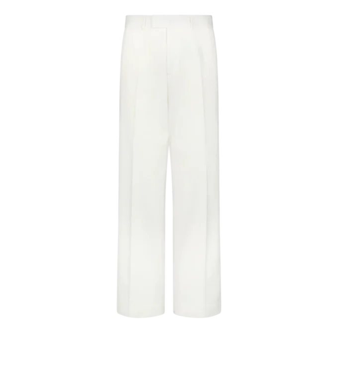 Pantalón ancho de algodón drill