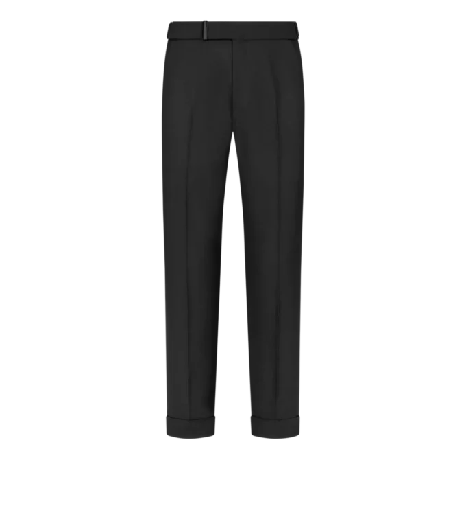 Pantalón Atticus de mikado teñido en hilo