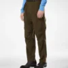 Pantalón cargo de lana, cachemira y seda