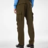 Pantalón cargo de lana, cachemira y seda
