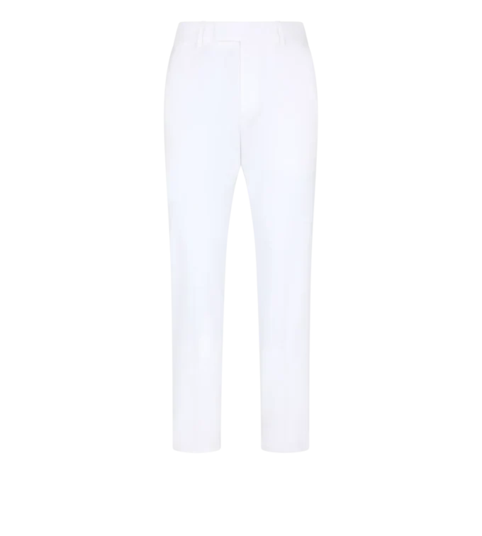 Pantalón chino de sarga de algodón elástico Pantalón chino de sarga de algodón elástico