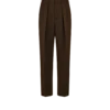 Pantalón de doble pliegue en sarga rota