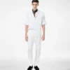 Pantalón de estar por casa plisado con rayas en espiga