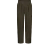 Pantalón de estar por casa plisado de algodón y seda con rayas bengalíes