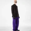 Pantalón de sarga doble divisible de cachemira