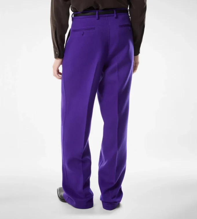 Pantalón de sarga doble divisible de cachemira