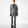 Pantalón doble dividible con diseño en espiga Sharkskin