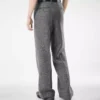 Pantalón doble dividible con diseño en espiga Sharkskin