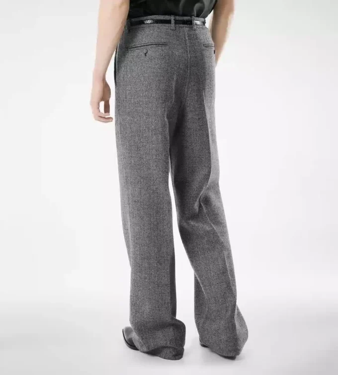 Pantalón doble dividible con diseño en espiga Sharkskin