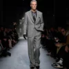 Pantalón doble dividible con diseño en espiga Sharkskin