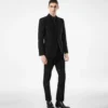 Pantalón ligero bouclé con lentejuelas