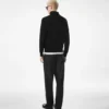 Pantalón ligero de sarga fluida de algodón y seda