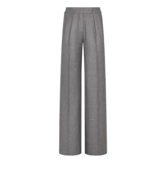 Pantalones anchos con doble pliegue a medida