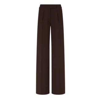 Pantalones anchos con doble pliegue a medida