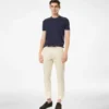 Pantalones chinos de algodón cepillado