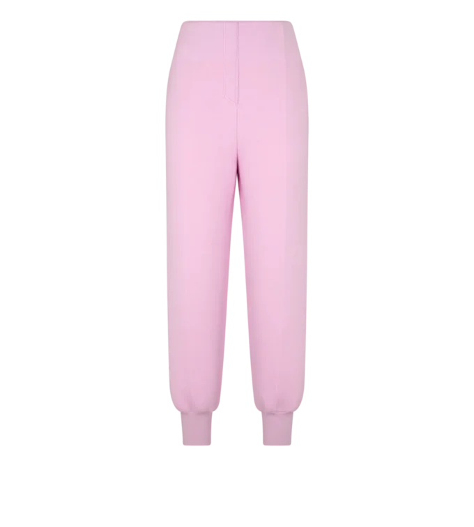 Pantalones de chándal esculturales de mezcla de cachemira ultrafina