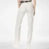 Pantalones rectos de lana y seda con rayas sombreadas Pantalones rectos de lana y seda con rayas sombreadas