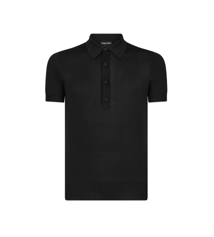 Polo de viscosa y seda