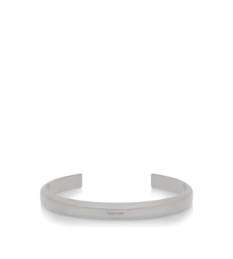 Pulsera lisa plateada
