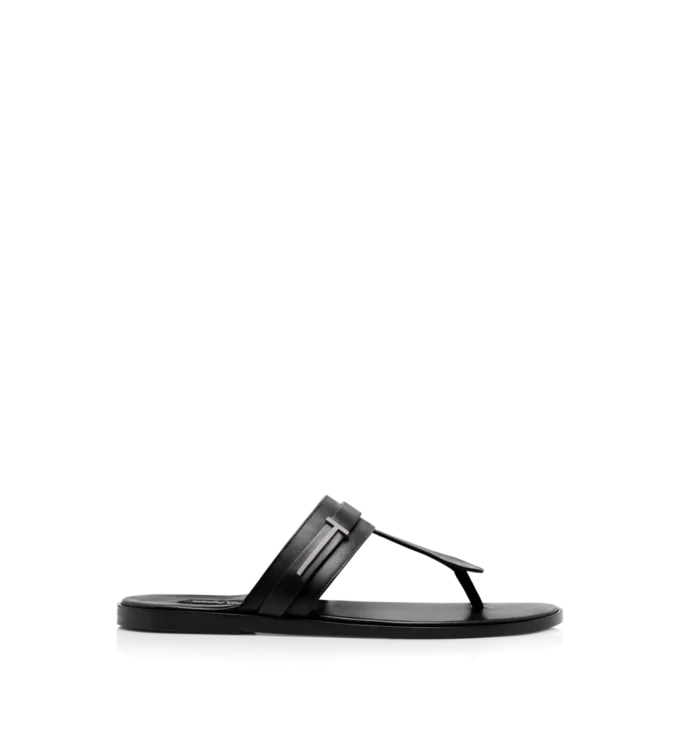 Sandalias de piel lisa