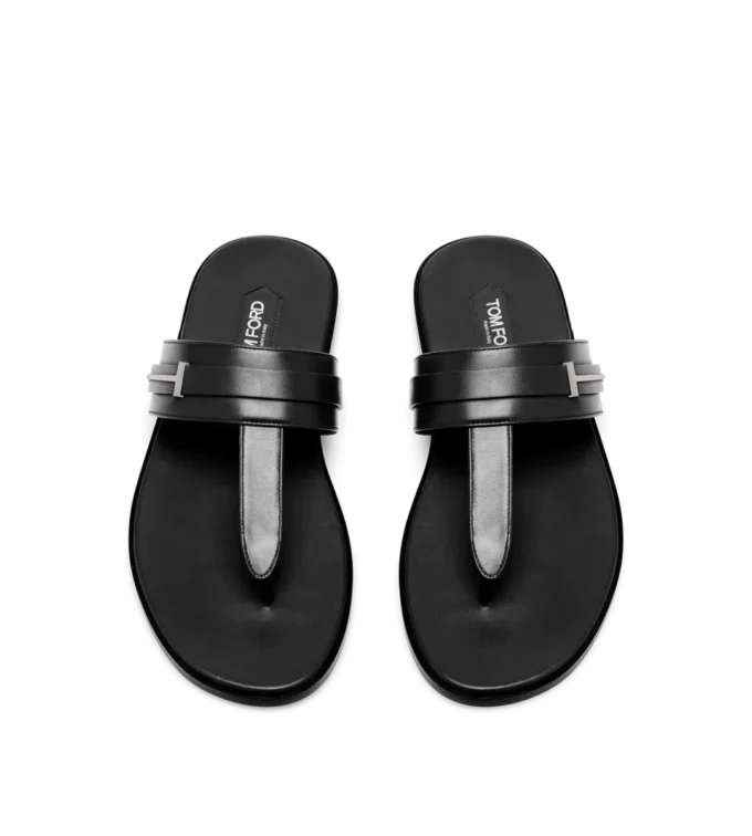 Sandalias de piel lisa