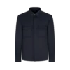 Sobrecamisa doble divisible de sarga de algodón