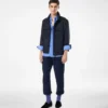 Pantalones ligeros de lyocell con pliegues para estar por casa