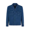 Sobrecamisa vaquera con diseño en espiga Sobrecamisa vaquera con diseño en espiga