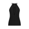 Top halter con corte Top halter con corte