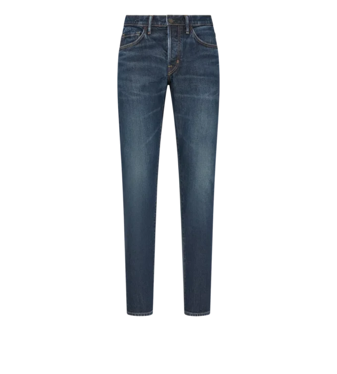 Vaqueros slim fit de sarga elástica