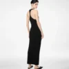 Vestido camiseta con logotipo TF bordado en tono