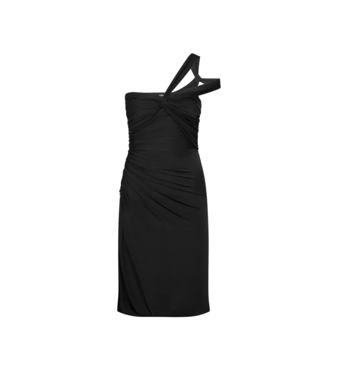 Vestido de cóctel asimétrico con un solo hombro Vestido de cóctel asimétrico con un solo hombro