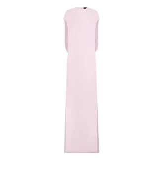 Vestido de noche elástico de doble georgette de seda Vestido de noche elástico de doble georgette de seda