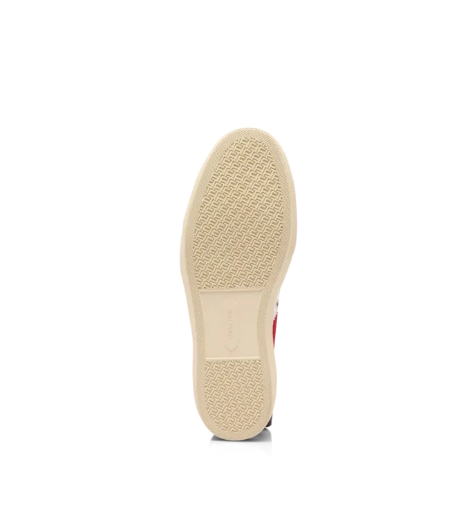 Zapatillas Cambridge de ante y cocodrilo estampado
