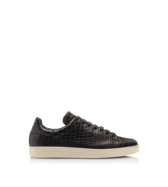 Zapatillas Warwick estampadas con efecto cocodrilo