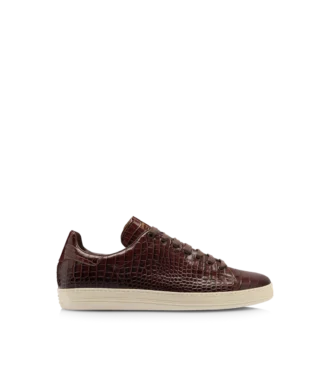 Zapatillas Warwick estampadas con efecto cocodrilo