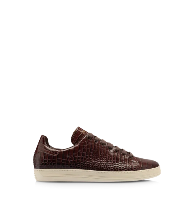 Zapatillas Warwick estampadas con efecto cocodrilo
