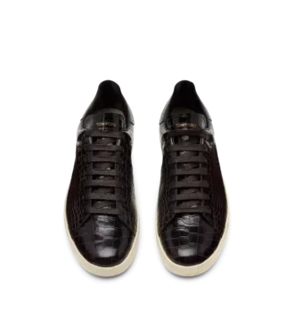 Zapatillas Warwick estampadas con efecto cocodrilo