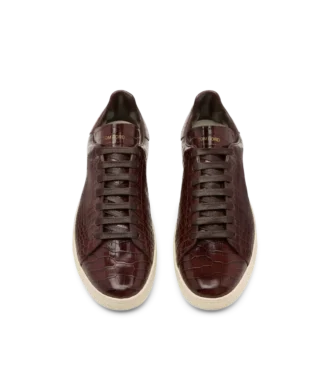 Zapatillas Warwick estampadas con efecto cocodrilo