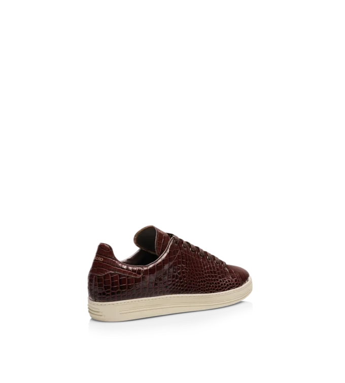 Zapatillas Warwick estampadas con efecto cocodrilo