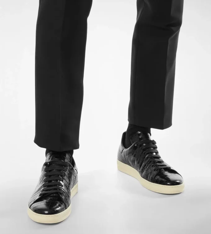 Zapatillas Warwick estampadas con efecto cocodrilo Zapatillas Warwick estampadas con efecto cocodrilo