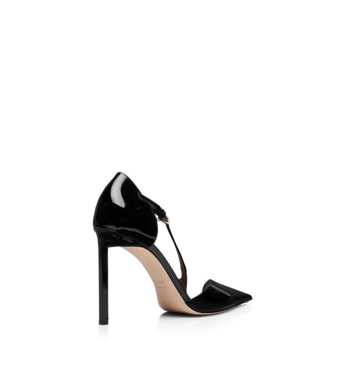 Zapatos de salón asimétricos de charol Zapatos de salón asimétricos de charol