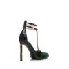 Zapatos de salón con tira en T estampados de pitón Zapatos de salón con tira en T estampados de pitón