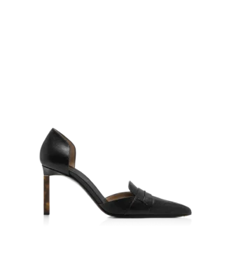 Zapatos de salón Eva D’Orsay de piel granulada flexible