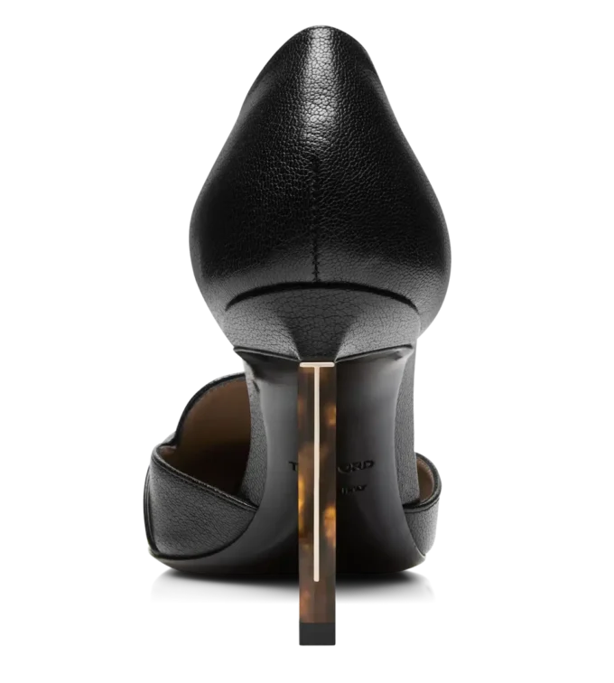 Zapatos de salón Eva D’Orsay de piel granulada flexible Zapatos de salón Eva D’Orsay de piel granulada flexible